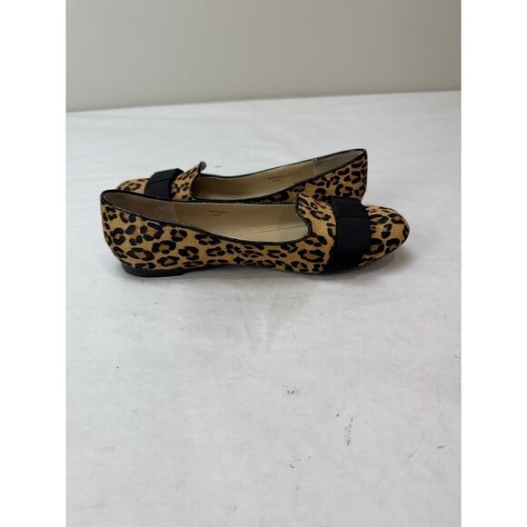 Y2K Cheetah Print Vintage Cow Hair Ellen Tracy Ballet Flats Bethesda - Size 6.5 - Picture 4 of 9
